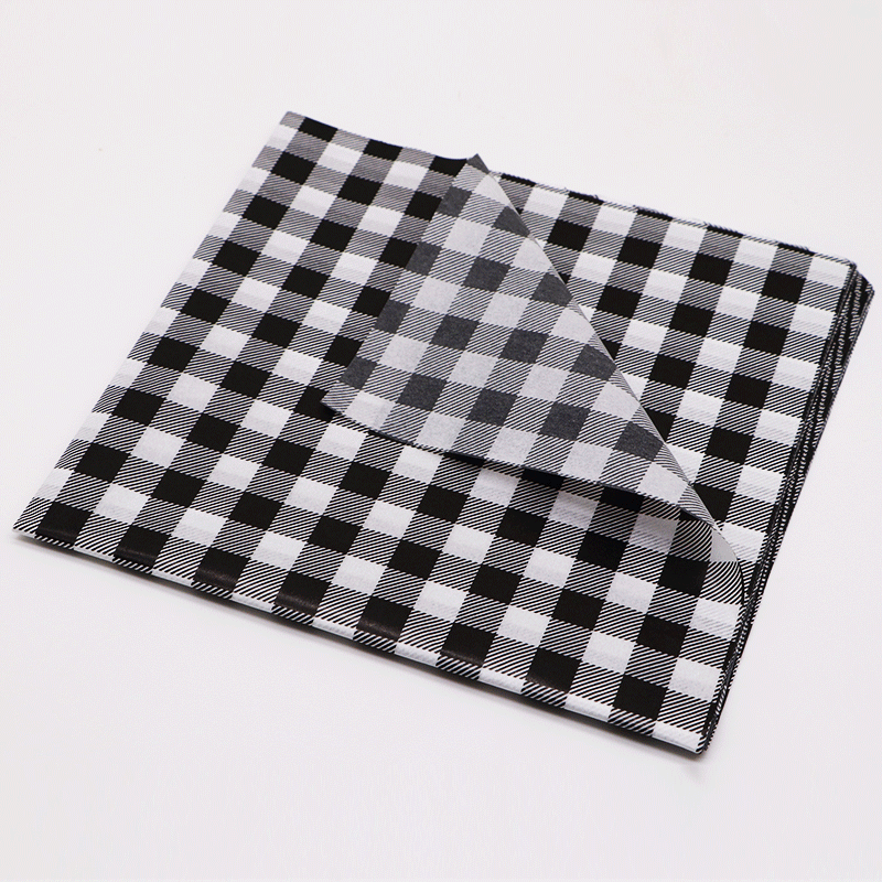 Special Design Pupular Different Check Pattern Printed Tissue Paper For Bithday,Gift Packaging